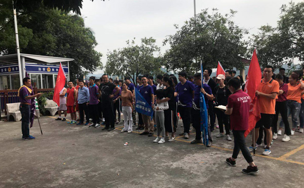 金馬爭霸賽火箭隊8公里徒步拉練，振奮人心！